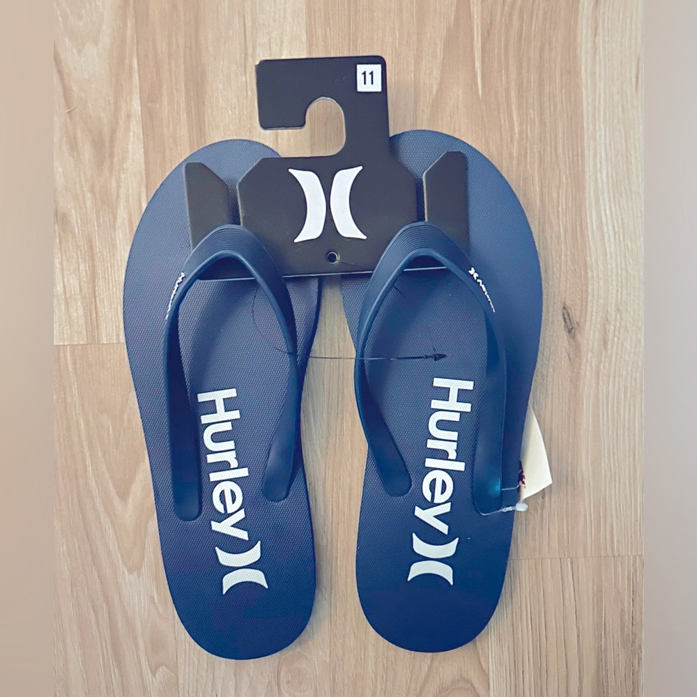 Men’s Hurley Slip in, Thong Sandals Sz 11 NWT